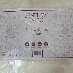 Cream Throw Blanket
